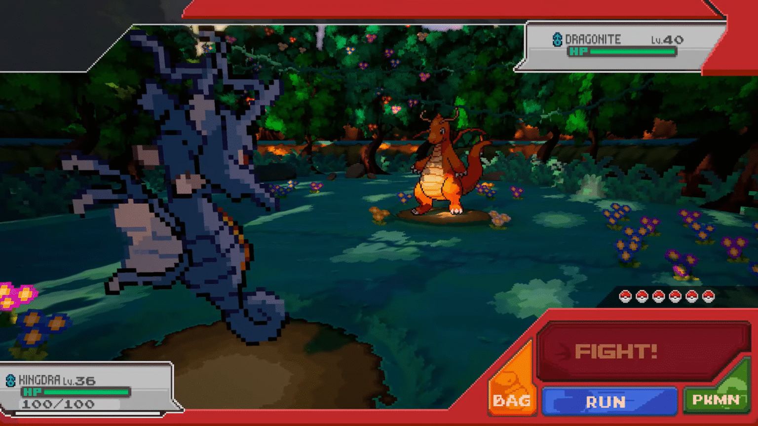 Pokemon Gamma Emerald - Hoenn region map and protagonist